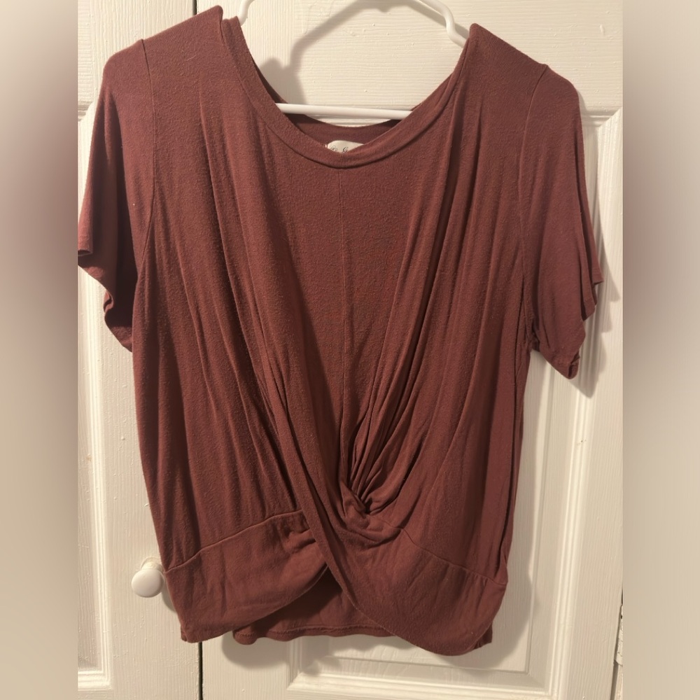 Rust Colored Crop Top